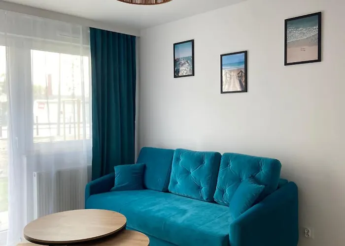 公寓 Blisko Morza Z Ogrodem 格但斯克